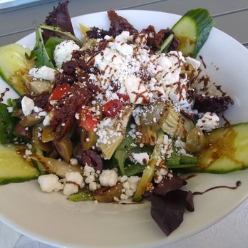 Black and White Cafe - Mediterranean Salad - total perfection! - Coffee Roasteries Near Me - Glendale, Arizona Black and White Cafe - Mediterranean Salad - total perfection! - Coffee Roasteries Near Me - Glendale, Arizona