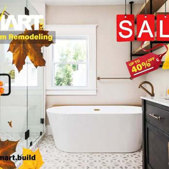 1 Smart Build - Thinking of a Bathroom Remodel Before Thanksgiving?
1 Smart Build is offering a 40% discount on any home remodel!! - General Contractors Near Me - Los Angeles, California 1 Smart Build - Thinking of a Bathroom Remodel Before Thanksgiving?
1 Smart Build is offering a 40% discount on any home remodel!! - General Contractors Near Me - Los Angeles, California
