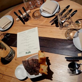 Roscioli - Elegant and simple table setting - Italian Near Me - New York, New York Roscioli - Elegant and simple table setting - Italian Near Me - New York, New York