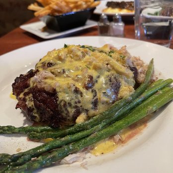 Wild River Grille - Ribeye Steak Oscar Style - New American Near Me - Reno, Nevada Wild River Grille - Ribeye Steak Oscar Style - New American Near Me - Reno, Nevada