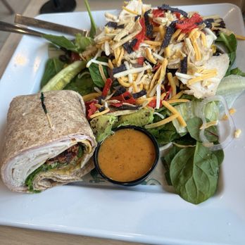 McAlister's Deli - I got the pick two -Southwest Chicken salad and McAllister wrap - Delis Near Me - Fort Myers, Florida