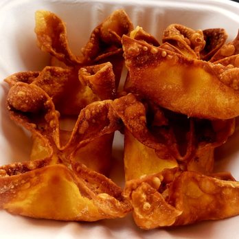 TNK Vegan Cafe - Vegan Cream Cheese Wontons. Cheese had a weird crumbly texture and a bland flavor. Pass on these. - Vegan Near Me - Modesto, California