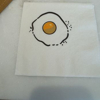 Yolked Kitchen - Cute napkins! - Breakfast & Brunch Near Me - Clovis, California Yolked Kitchen - Cute napkins! - Breakfast & Brunch Near Me - Clovis, California
