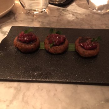 Indian Accent - Duck shaami kabob and berry chutney - Indian Near Me - London, XGL