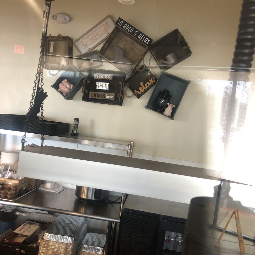 Bai Cebu Lechon - Wall art behind the counter. - Filipino Near Me - Hayward, California