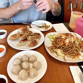 Dumpling House - B1. Pork Xiao Long Bao F9. Vegetable Chow Mein D1. Pork and Vegetable Pot Stickers - Pan Asian Near Me - Sacramento, California Dumpling House - B1. Pork Xiao Long Bao F9. Vegetable Chow Mein D1. Pork and Vegetable Pot Stickers - Pan Asian Near Me - Sacramento, California