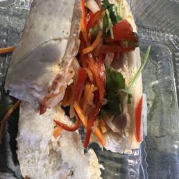 Sandwich lacks any visible protein. Sandwich lacks any visible protein.