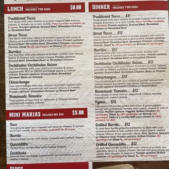 Maria's Mexican Grill - Front of the menu - Tex-Mex Near Me - Trenton, Michigan Maria's Mexican Grill - Front of the menu - Tex-Mex Near Me - Trenton, Michigan
