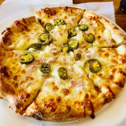 Thayer Street 10 inch Pizza - spicy and delicious!