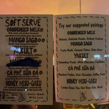 626 Ice Cream - September Menu 2026 - Ice Cream & Frozen Yogurt Near Me - Arcadia, California