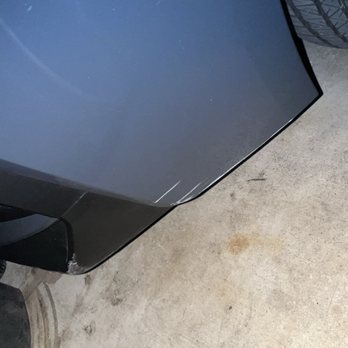 Magic Bumper Repair - Before (lower bottom left side) - Mobile Dent Repair Near Me - San Diego, California Magic Bumper Repair - Before (lower bottom left side) - Mobile Dent Repair Near Me - San Diego, California