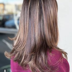 Glow Hair & Beauty Salon - "AFTER" this is also what Diana calls a blonde balayage.