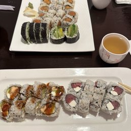 R22 A. Philadelphia Roll Salmon Katsu Spicy Salmon Spicy Tuna R21. Vegetable Roll R22 A. Philadelphia Roll Salmon Katsu Spicy Salmon Spicy Tuna R21. Vegetable Roll