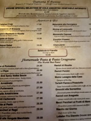 Menu photo 3 Trattoria Il Panino Boston, MA