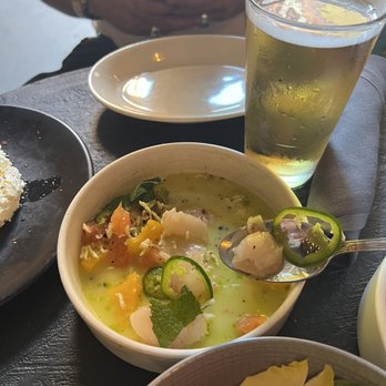 Aba - White fish ceviche - not eaten yet- but not much fish - Mediterranean Near Me - Austin, Texas