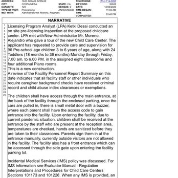 Gaowa Montessori School - Department of Social Services Evaluation Report - Montessori Schools Near Me - Costa Mesa, California Gaowa Montessori School - Department of Social Services Evaluation Report - Montessori Schools Near Me - Costa Mesa, California