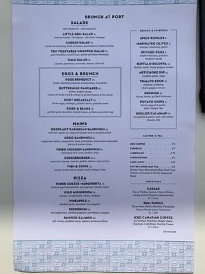 Menu photo 6 PORT Pickering, ON Menu photo 6 PORT Pickering, ON