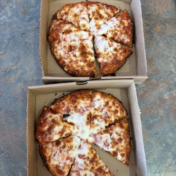 Mountain Mike's Pizza - Two cheese pizzas for two hungry kids - Pizza Near Me - Santa Clara, California