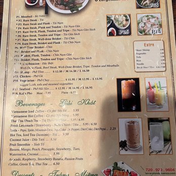 Pho Vietnam - Menu as of April 2023 - Vietnamese Near Me - Lakewood, Colorado Pho Vietnam - Menu as of April 2023 - Vietnamese Near Me - Lakewood, Colorado