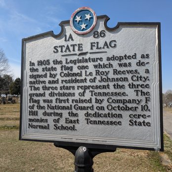 State Flag Historical Marker - State Flag Historical Marker, Johnson City - Landmarks & Historical Buildings Near Me - Johnson City, Tennessee State Flag Historical Marker - State Flag Historical Marker, Johnson City - Landmarks & Historical Buildings Near Me - Johnson City, Tennessee