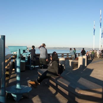 PIER 39 - Benches [Evening, 01/18/09] - Shopping Centers Near Me - San Francisco, California