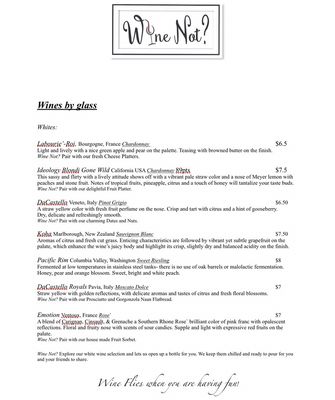 Menu photo 5 Wine Not Ormond Beach, FL