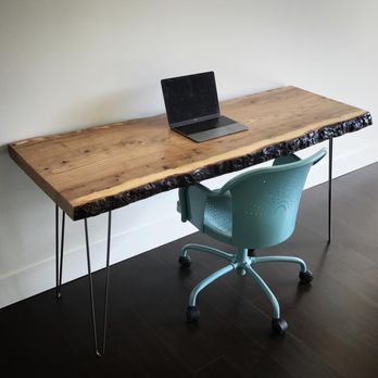 Bolt Woodworks - Live Edge Desk - Metal Fabricators Near Me - Everett, Washington Bolt Woodworks - Live Edge Desk - Metal Fabricators Near Me - Everett, Washington