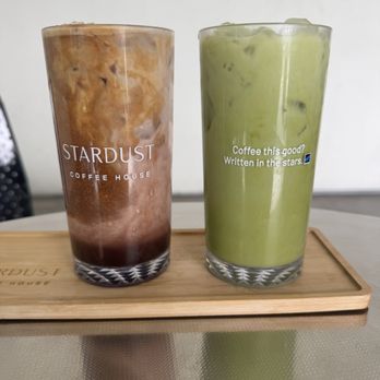 STARDUST Coffee House - Clarity mocha latte and lavender Matcha latte - Cafes Near Me - Campbell, California STARDUST Coffee House - Clarity mocha latte and lavender Matcha latte - Cafes Near Me - Campbell, California