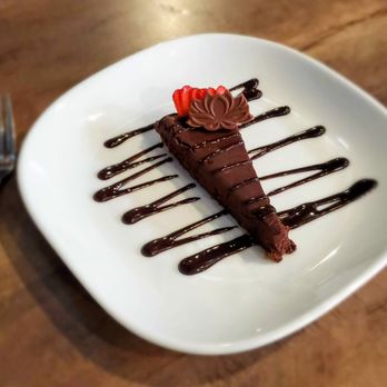 Ruhe152 - Flourless Chocalate Cake - No words to describe! - New American Near Me - Nappanee, Indiana Ruhe152 - Flourless Chocalate Cake - No words to describe! - New American Near Me - Nappanee, Indiana