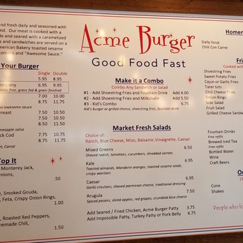 Acme Burger - Burgers Near Me - Cotati, California Acme Burger - Burgers Near Me - Cotati, California