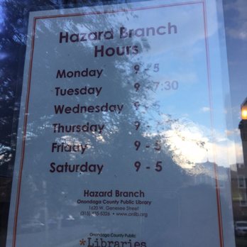 Hazard Branch Library - Libraries Near Me - Syracuse, New York Hazard Branch Library - Libraries Near Me - Syracuse, New York