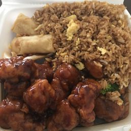 General Tso's lunch special