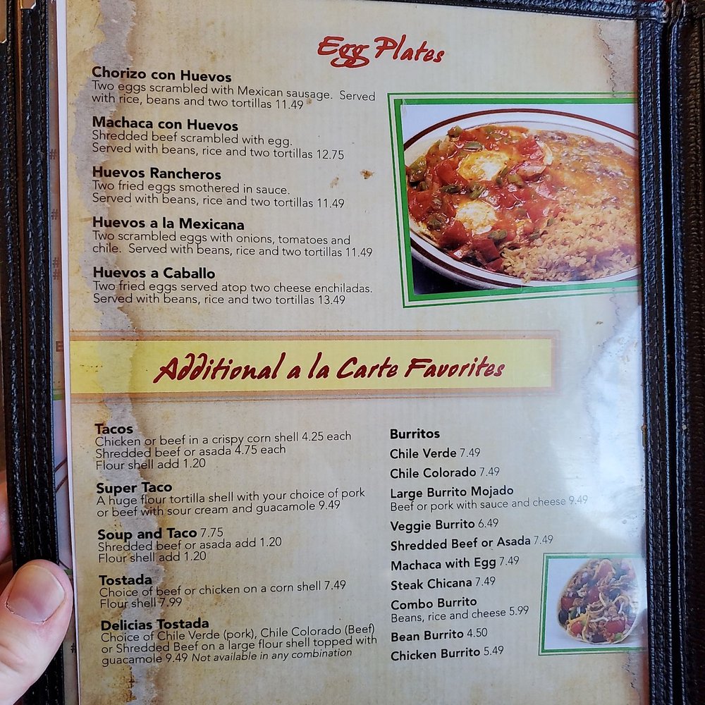 Cafe Delicias - Menu - Mexican Near Me - Roseville, California