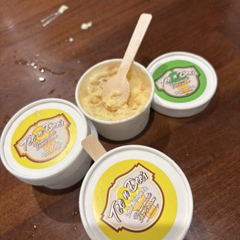 Tee n Dee's Homemade Ice Cream - Us enjoying some different flavors - Ice Cream & Frozen Yogurt Near Me