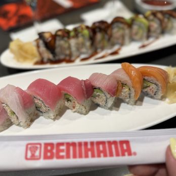 Benihana - Torrance - Rainbow roll and dragon roll - Sushi Bars Near Me - Torrance, California