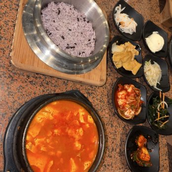 Tofu Bean Korean BBQ - Comes with purple rice - Korean Near Me - Diamond Bar, California Tofu Bean Korean BBQ - Comes with purple rice - Korean Near Me - Diamond Bar, California