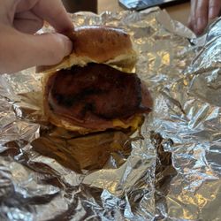 Divi Tree Coffee - Pork Porkroll, Egg & Cheese Sandwich