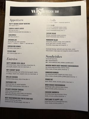 Menu photo 1 Wish Liberty Hill, TX Menu photo 1 Wish Liberty Hill, TX