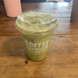 Vanilla matcha latte Vanilla matcha latte