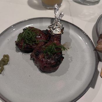 Oak & Coal - New Zealand Lamb Chops (2) - Japanese Near Me - Costa Mesa, California
