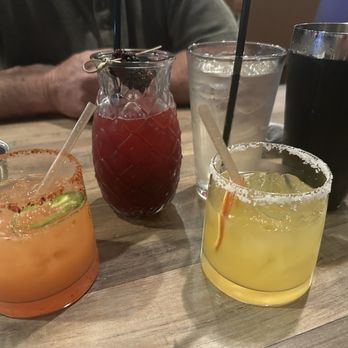 Condesa - Warwick - (From left to right) spicy marg, berry marg, the don - Mexican Near Me - West Warwick, Rhode Island Condesa - Warwick - (From left to right) spicy marg, berry marg, the don - Mexican Near Me - West Warwick, Rhode Island