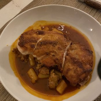 Grano Arso - Chicken (perfect crispy skin and tender breast meat) with pillowy-soft gnocchi) - Italian Near Me - Chester, Connecticut