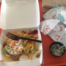 Spicy Beef Tostadas @ Taco Bell N Druid Hills