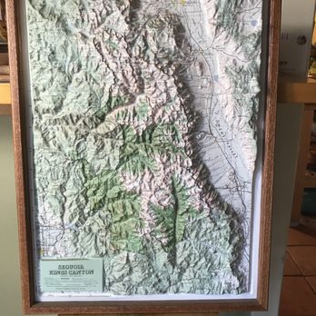 Quick Frames - 3D map of Sequoia National park - Framing Near Me - Los Angeles, California Quick Frames - 3D map of Sequoia National park - Framing Near Me - Los Angeles, California