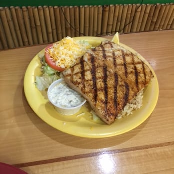 Coconuts Fish Cafe - Blackened mahi over rice - Seafood Near Me - Kihei, Hawaii Coconuts Fish Cafe - Blackened mahi over rice - Seafood Near Me - Kihei, Hawaii