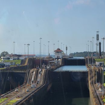 Norwegian Cruise Line - 1st of 3 locks to go up over 80' - Travel Services Near Me Norwegian Cruise Line - 1st of 3 locks to go up over 80' - Travel Services Near Me