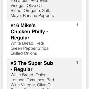 Jersey Mike's Subs - What I ordered - Sandwiches Near Me - Victorville, California