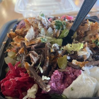 SimSim Shawarma House - Mixed chicken and beef, everything! - Mediterranean Near Me - Anaheim, California