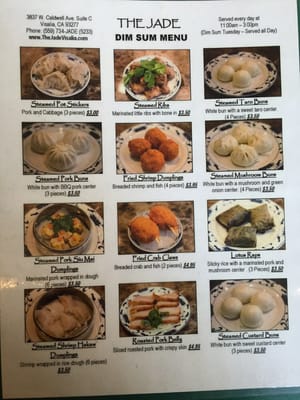 Menu photo 8 The Jade Restaurant Visalia, CA Menu photo 8 The Jade Restaurant Visalia, CA