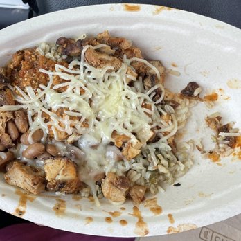 Chipotle Mexican Grill - Half empty bowl - Mexican Near Me - Lebec, California